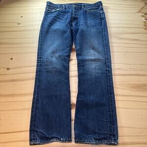 Polo Ralph Lauren Jeans 33x30 Rockland 320 Bootcut Button Fly Distressed
